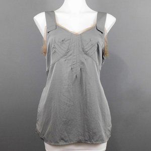 Simply Vera Wang Women Grey Shirt Top